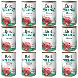 brit-pate-and-meat-venison-karma-mokra-dla-psow-dziczyzna-zestaw-12x400g
