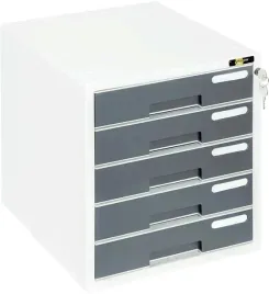 szafka-biurowa-na-dokumenty-5-szuflad-zamykana-na-klucz-yellow-one-yl-sp05