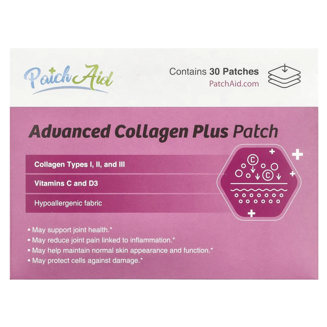 patchaid-zaawansowany-plaster-kolagen-plus-30-plastrow-podstawowy-skladnik-kolagen