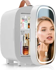 lodowka-kosmetyczna-4l-z-lustrem-led-chlodzenie-i-grzanie