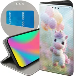 etui-z-klapka-do-samsung-galaxy-a06-wzory-jednorozec-bajki-ksiezniczki