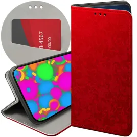 etui-z-klapka-do-honor-magic7-lite-wzory-czerwone-serca-roze-futeral-case