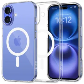 etui-tech-protect-flexair-magsafe-na-iphone-16-przezroczyste