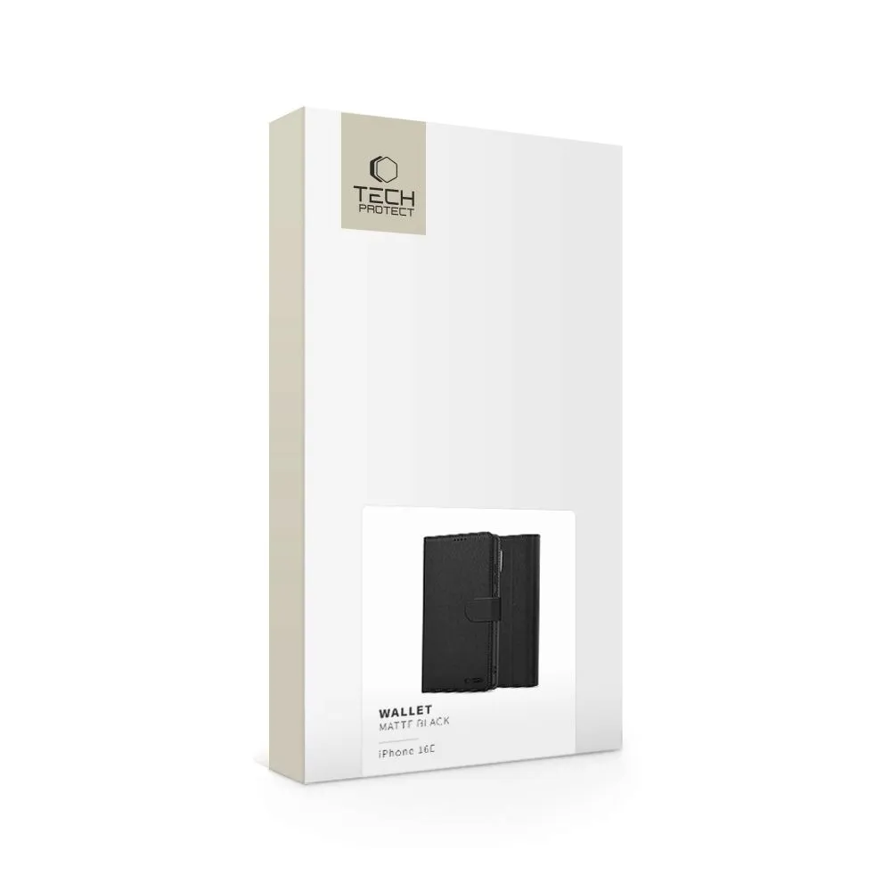 tech-protect-wallet-etui-do-iphone-16e-czarne-matowe-stan-nowy