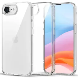 etui-tech-protect-flexair-hybrid-do-iphone-16e-przezroczyste