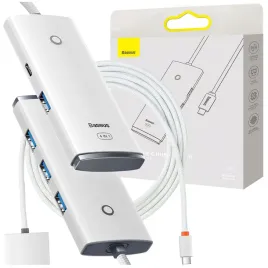 baseus-hub-usb-c-przejsciowka-do-4x-usb-typ-a-3-0-5v-2a-dlugi-kabel-2m