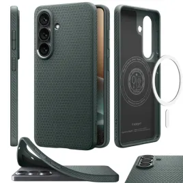 etui-spigen-liquid-air-mag-magsafe-na-samsung-galaxy-s26-zielone