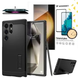 etui-do-samsung-galaxy-s24-ultra-spigen-szklo-hartowane-wozinsky-zestaw