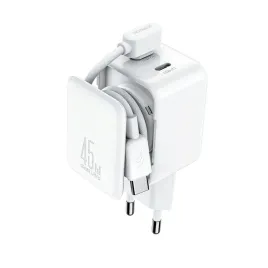 ladowarka-usb-c-sieciowa-45w-gan-organizer-na-kabel-kabel-usb-c-60w-1-2m