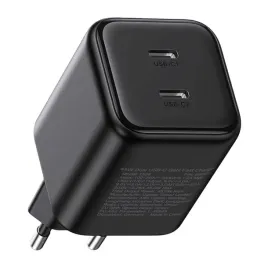 ladowarka-ugreen-gan-45w-2x-usb-c-czarna-szybkie-ladowanie-dualne