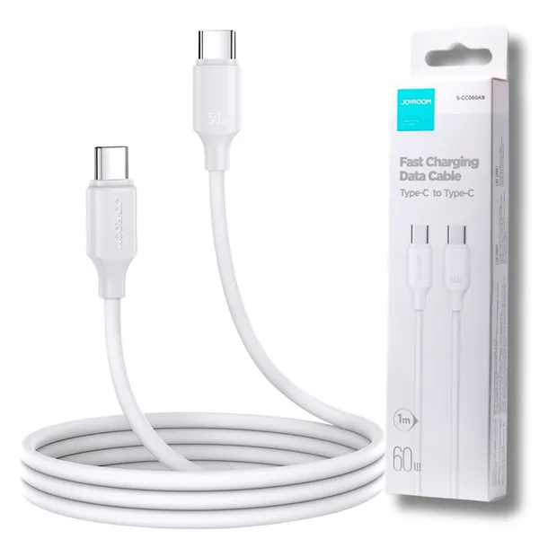 KABEL USB-C USB-C 60W 3A PRZEWÓD DO SZYBKIEGO ŁADOWANIA I TRANSFERU PD 1m