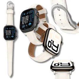 pasek-skorzany-apple-watch-45-46-49-mm-amazingthing-class-band-bezowy