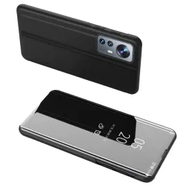 clear-view-case-etui-xiaomi-12-lite-pokrowiec-z-klapka-czarne