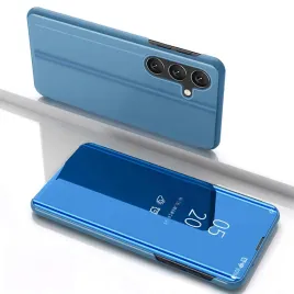 clear-view-case-etui-do-samsung-galaxy-s25-pokrowiec-z-klapka-niebieskie