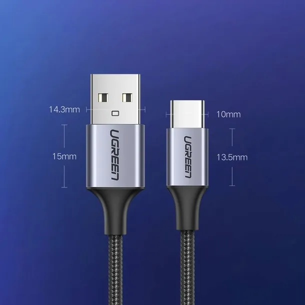 przewod-usb-usb-c-kabel-qc-3-0-3a-1m-ugreen-stan-nowy-dlugosc-przewodu-1-m