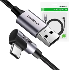 ugreen-kabel-usb-usb-c-typ-c-katowy-90-stopni-qc-3-0-3a-mocny-przewod-1m