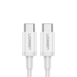 ugreen-kabel-przewod-usb-c-usb-c-pd-qc-afc-1m-bialy