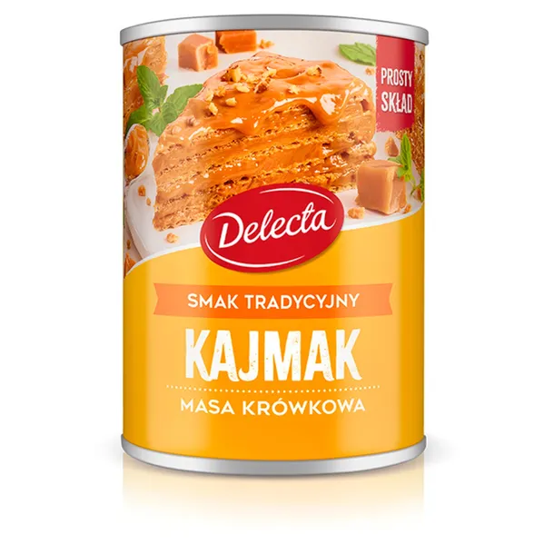 Delecta Kajmak Masa krówkowa o smaku Tradycyjnym 400g