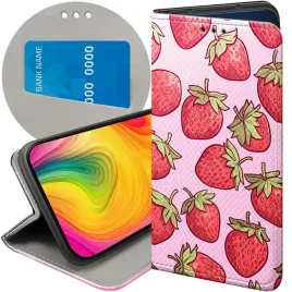 etui-z-klapka-do-infinix-hot-40-pro-wzory-truskawki-poziomki-owoce-futeral