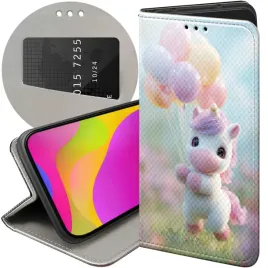 etui-z-klapka-do-infinix-hot-40-pro-wzory-jednorozec-bajki-ksiezniczki