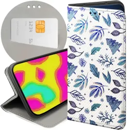 etui-z-klapka-do-realme-14-pro-wzory-zima-snieg-sniezynki-winter-futeral