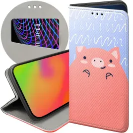 etui-z-klapka-do-oppo-reno13-5g-wzory-swinka-peppa-bajka-futeral-pokrowiec