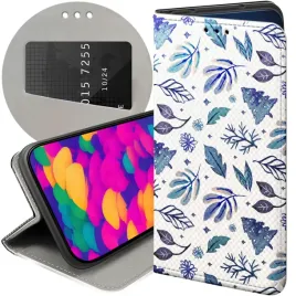 etui-z-klapka-do-oppo-reno13-5g-wzory-zima-snieg-sniezynki-winter-futeral