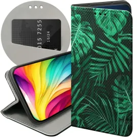 etui-z-klapka-do-honor-magic7-pro-wzory-liscie-lisciaste-natura-futeral