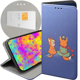 etui-z-klapka-do-honor-magic7-pro-wzory-maly-ksiaze-lisek-roza-planeta-case