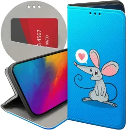 etui-z-klapka-do-honor-magic7-pro-wzory-myszka-mouse-mini-futeral-pokrowiec