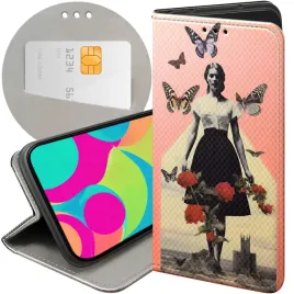etui-z-klapka-do-oppo-reno13-pro-5g-wzory-collage-retro-vintage-futeral