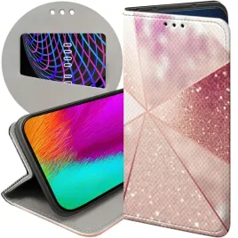 etui-z-klapka-do-honor-magic7-lite-wzory-rozowe-zloto-roz-futeral-pokrowiec