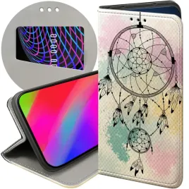 etui-z-klapka-do-realme-14-pro-plus-wzory-boho-lapacz-snow-piora-futeral