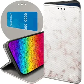 etui-z-klapka-do-realme-14-pro-wzory-biale-kamien-ksztalty-futeral-case