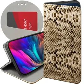etui-z-klapka-do-honor-magic7-pro-wzory-waz-skora-weza-snake-futeral-case