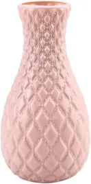 rozowy-wazon-plastikowy-nietlukacy-ozdobny-na-kwiaty-nowoczesny-23cm