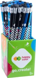 display-olowek-trojkatny-z-gumka-skate-happy-color-72-szt