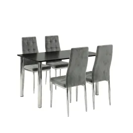 zestaw-stol-lugano-120x80-blat-czarny-nogi-chrom-4-monako-szare-welur