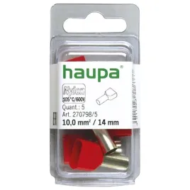 koncowka-tulejkowa-izolowana-podwojna-cu-100-14-czerwona-hi-5szt-haupa