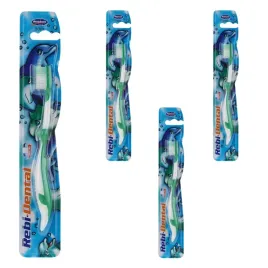 mattes-szczoteczka-do-zebow-dzieci-rebi-dental-soft-delfinek-miekka-x4