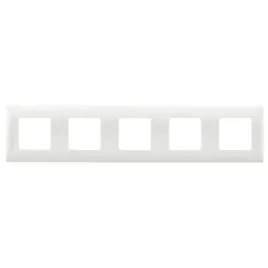 kos-dante-ramka-pieciokrotna-5x-bialy-83x367x9mm-podtynkowa-450485