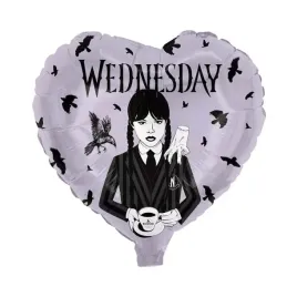 balon-foliowy-wednesday-serce-kruki-45-cm