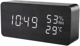 elektroniczny-budzik-zegar-termometr-higrometr-czarny