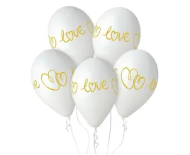 balony-biale-klasyczne-love-33cm-5szt