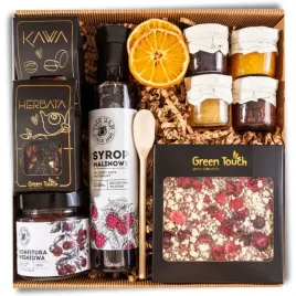 kosz-prezentowy-box-prezent-syrop-czekolada-konfitury-upominek-herbata-kawa