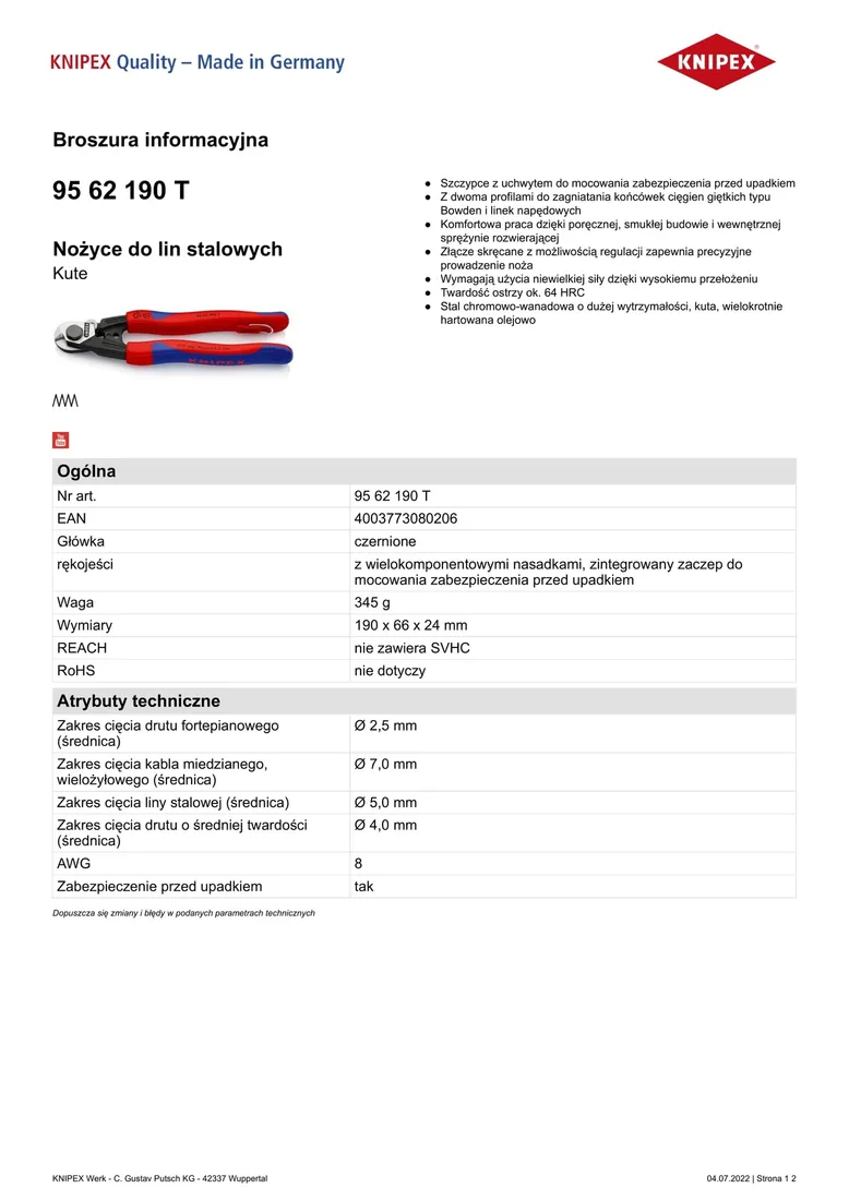 nozyce-do-lin-stalowych-kute-190mm-stan-nowy