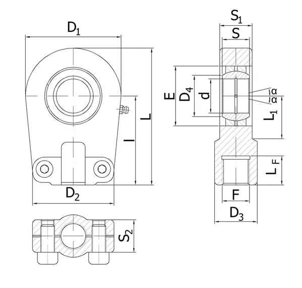 ucho-silownika-pr-35-u-m28x15-stan-nowy