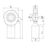 ucho-silownika-fe-35d-stan-nowy