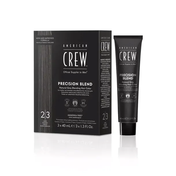 Farba PRECISION BLEND 40ml 2-3 DARK (3 szt) - AMERICAN CREW