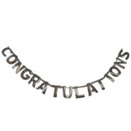 baner-girlanda-congratulations-srebrny-dekoracja-impreza-baner-uroczystosc